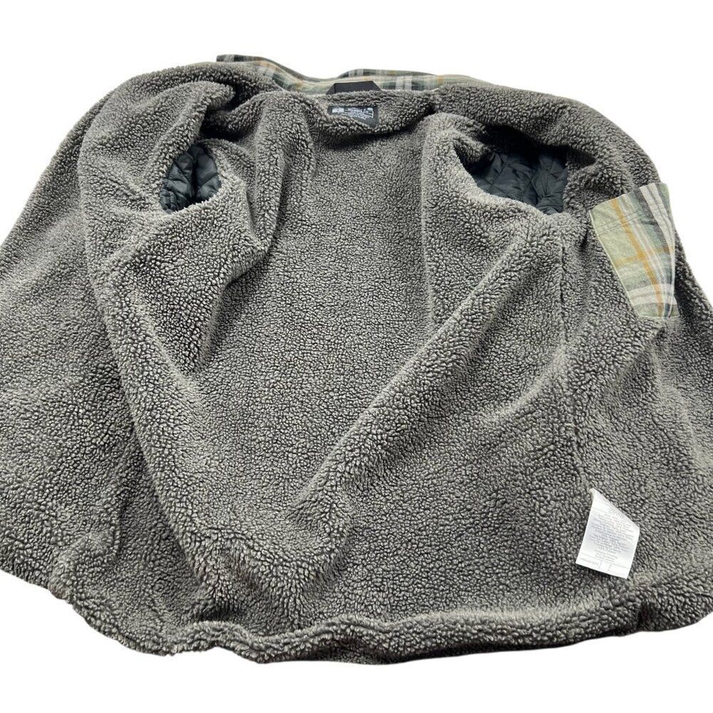 Carhartt Men's Relaxed Fit Plaid Flannel Shirt Sherpa Lined Shirt Jacket Size S - Picture 9 of 10